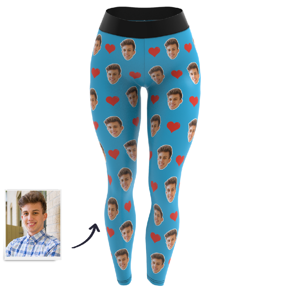 Custom Face Leggings – Personalized Leggings [PUT YOUR FACE ON THESE LEGGINGS]