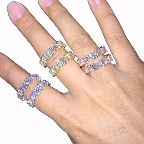 Baguette Rings [BRILLIANT SHINE]