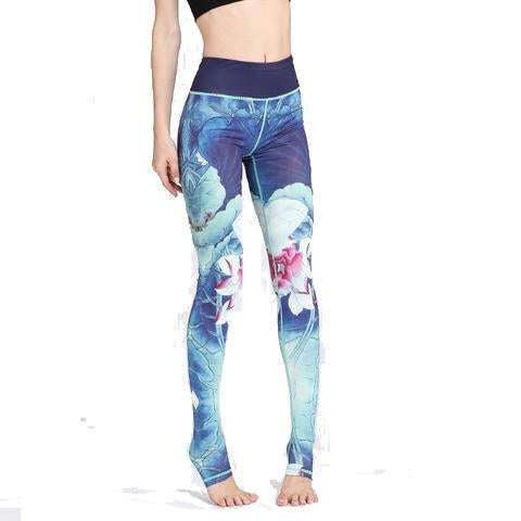 Floral Leggings Vibrant in Color and Soft [VERY Comfortable]