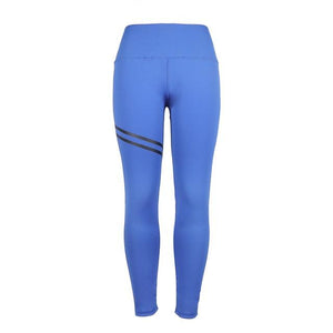 High Waisted Yoga Leggings [SLEEK STRIPE]