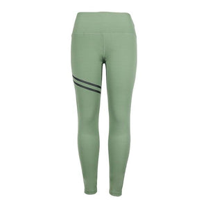 High Waisted Yoga Leggings [SLEEK STRIPE]