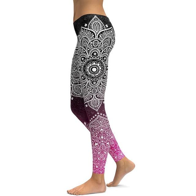 Floral Print Yoga Pants [BEAUTIFULLY DESIGNED}