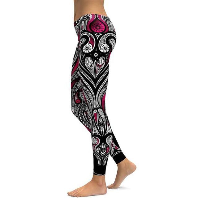 Floral Print Yoga Pants [BEAUTIFULLY DESIGNED}