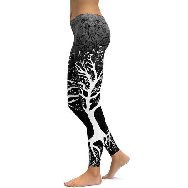 Floral Print Yoga Pants [BEAUTIFULLY DESIGNED}